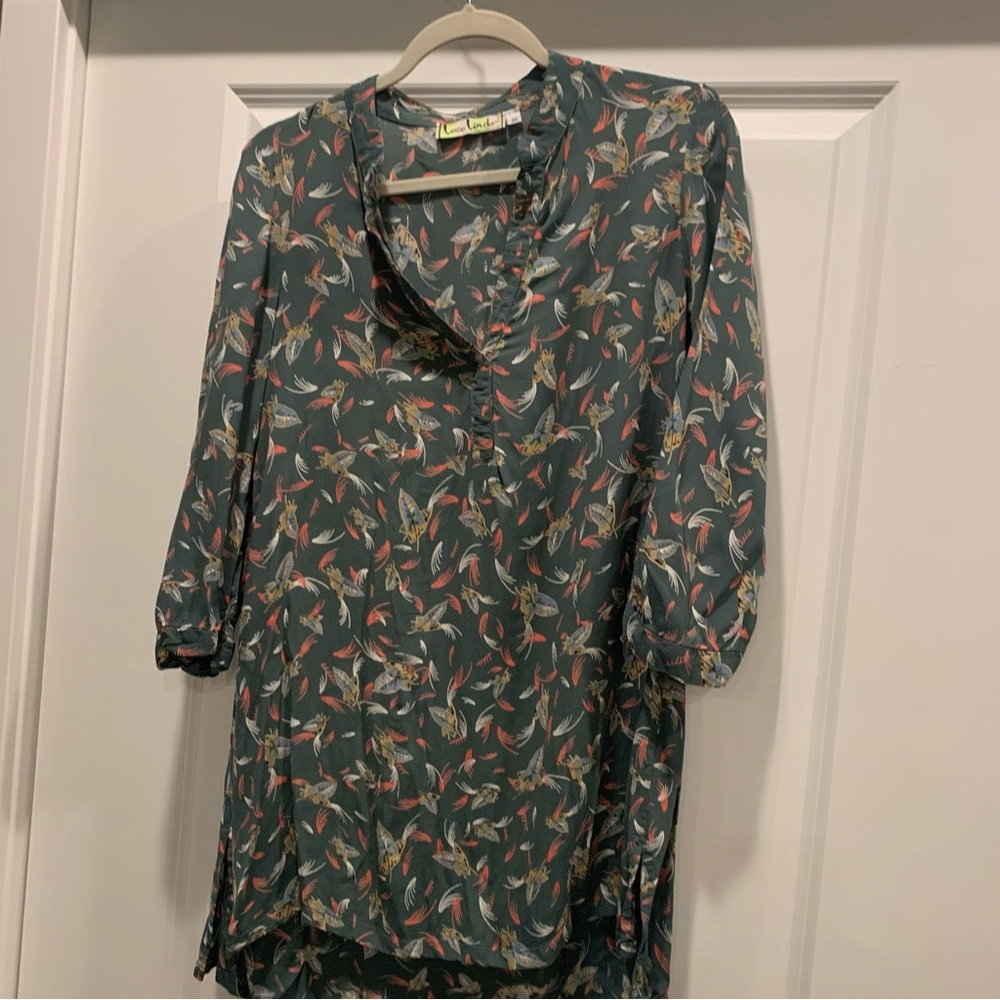 Loco lindo tunic top blouse size s